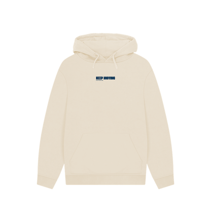 Oversized cream oat hoodie with motivational quote